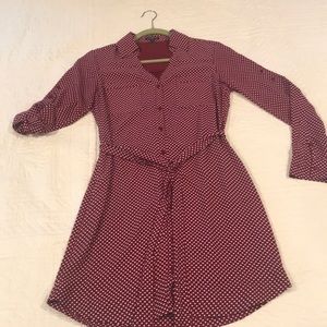Garnet shirt dress